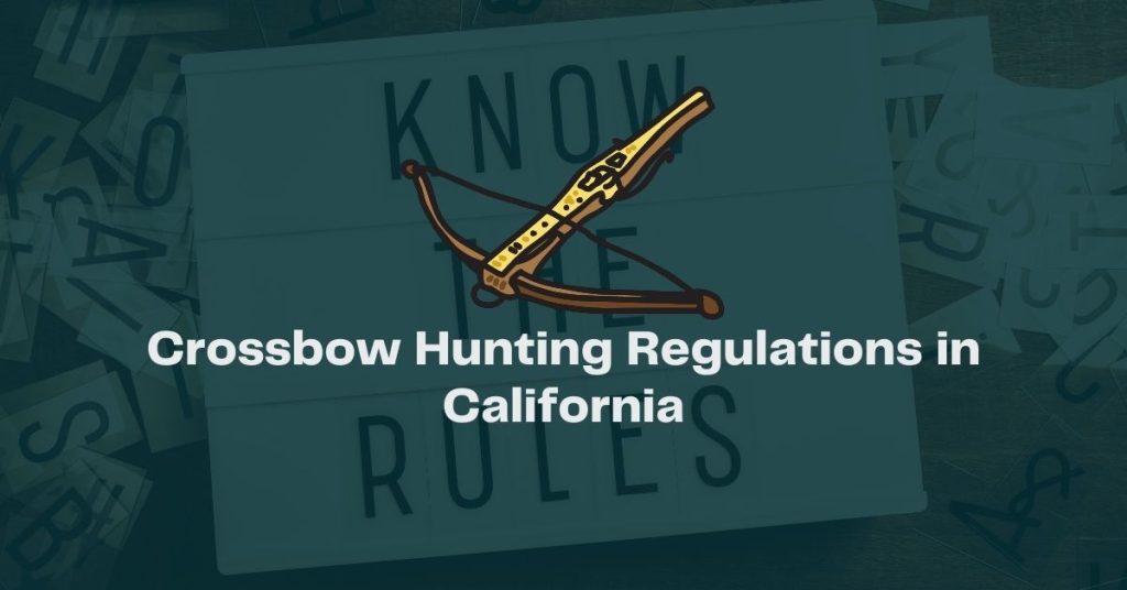 California Crossbow Hunting Regulations: Are Crossbows Legal In California?