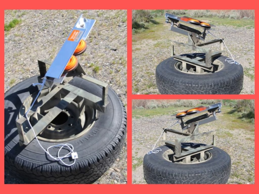 How To Attach A Clay Pigeon Thrower To A Tire