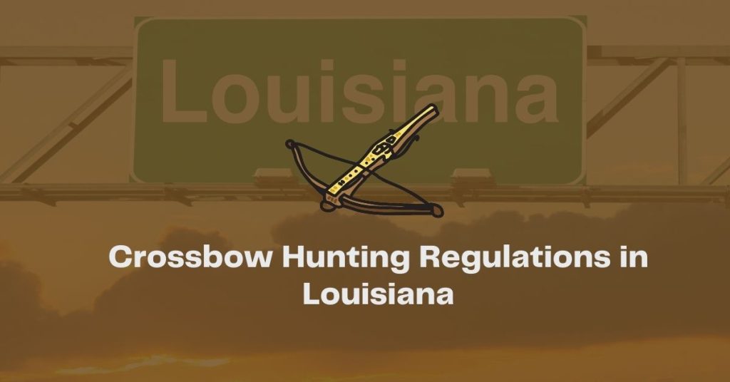 Louisiana Crossbow Hunting Regulations